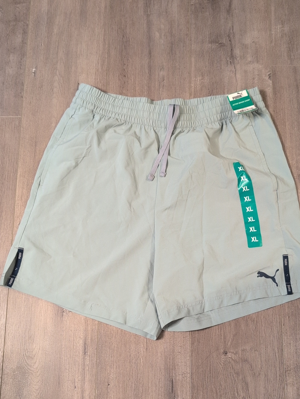 Puma Men’s Mint Green Performance Athletic Shorts